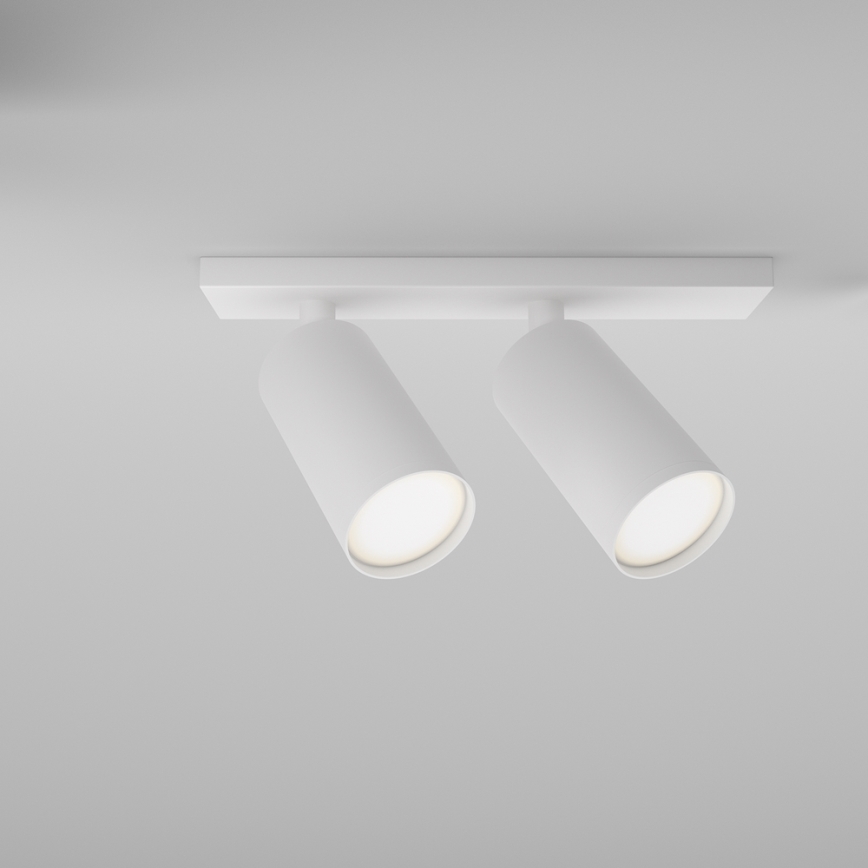Maytoni C051CL-U-2W - Spotlight FOCUS 2xGU10/10W/230V white/black