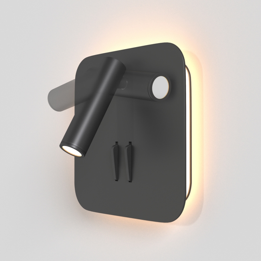 Maytoni C175-WL-01-6W-B - LED Wall spotlight IOS LED/9W/230V black
