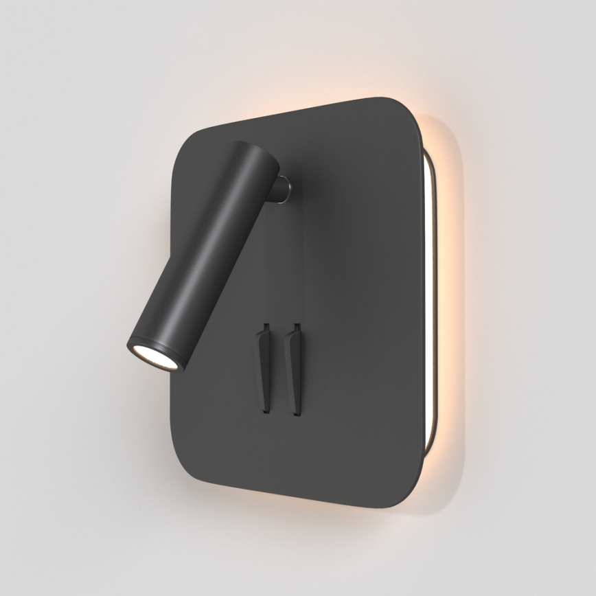 Maytoni C175-WL-01-6W-B - LED Wall spotlight IOS LED/9W/230V black