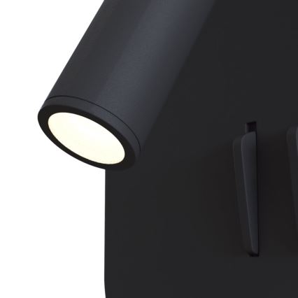 Maytoni C175-WL-01-6W-B - LED Wall spotlight IOS LED/9W/230V black