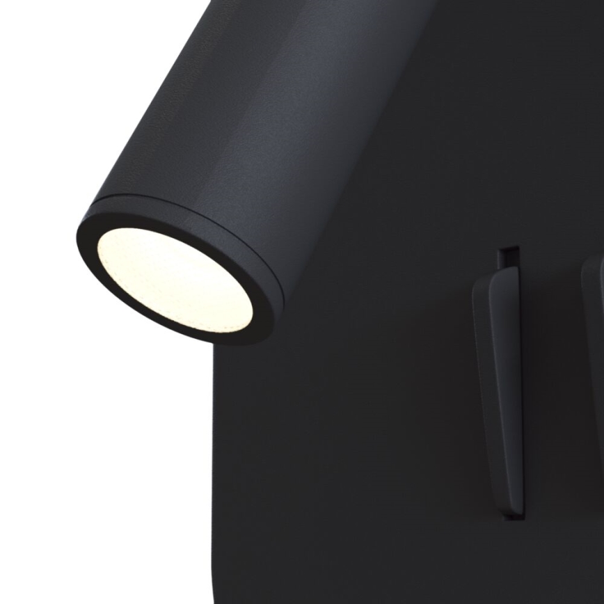 Maytoni C175-WL-01-6W-B - LED Wall spotlight IOS LED/9W/230V black