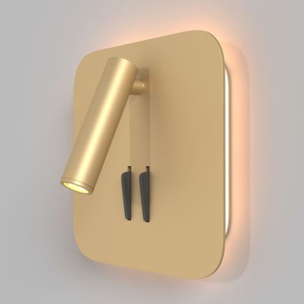 Maytoni C175-WL-01-6W-MG - LED Wall spotlight IOS LED/9W/230V gold