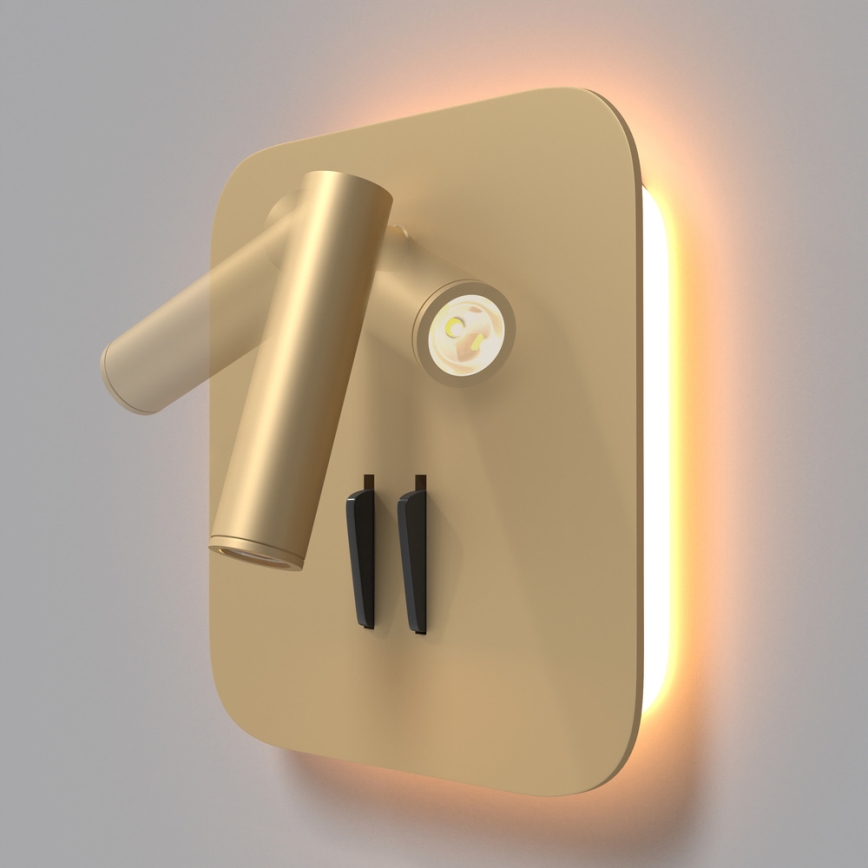 Maytoni C175-WL-01-6W-MG - LED Wall spotlight IOS LED/9W/230V gold