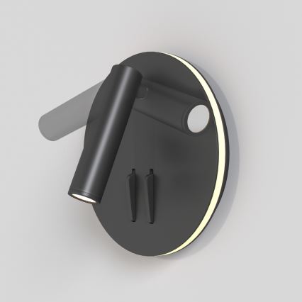 Maytoni C176-WL-01-6W-B - LED Wall spotlight IOS LED/9W/230V black