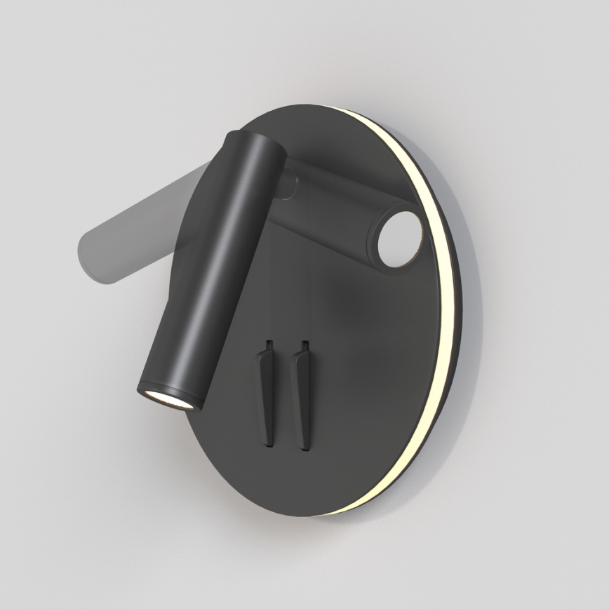 Maytoni C176-WL-01-6W-B - LED Wall spotlight IOS LED/9W/230V black