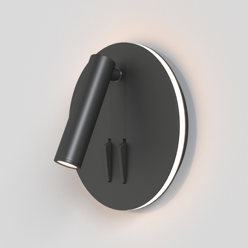 Maytoni C176-WL-01-6W-B - LED Wall spotlight IOS LED/9W/230V black