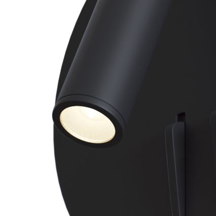 Maytoni C176-WL-01-6W-B - LED Wall spotlight IOS LED/9W/230V black