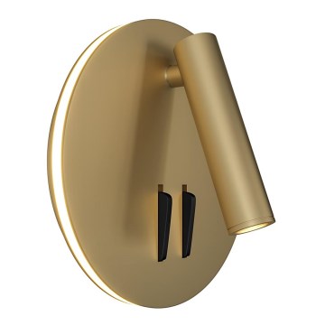 Maytoni C176-WL-01-6W-MG - LED Wall spotlight IOS LED/9W/230V gold
