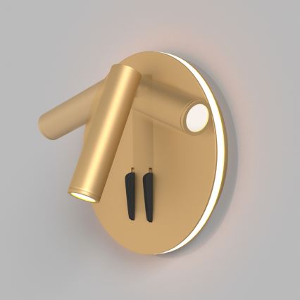Maytoni C176-WL-01-6W-MG - LED Wall spotlight IOS LED/9W/230V gold
