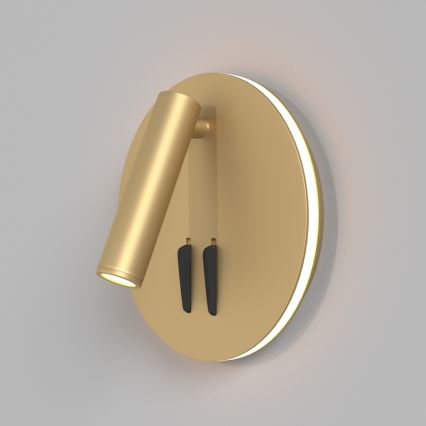 Maytoni C176-WL-01-6W-MG - LED Wall spotlight IOS LED/9W/230V gold