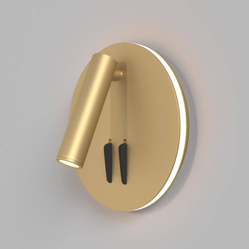 Maytoni C176-WL-01-6W-MG - LED Wall spotlight IOS LED/9W/230V gold