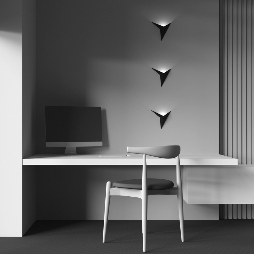Maytoni C808WL-L3B - LED Wall light TRAME LED/3W/230V black