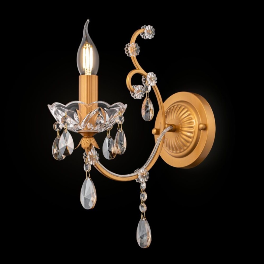 Maytoni DIA004-01-G - Wall light SEVILLA 1xE14/60W/230V