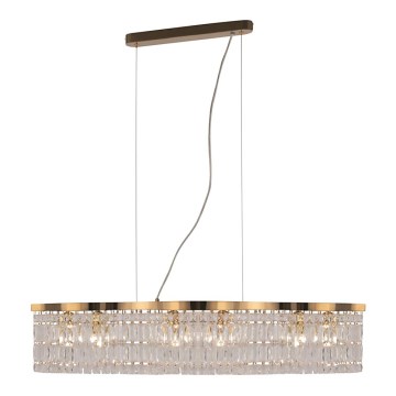 Maytoni DIA005PL-06G - Chandelier on a string DUNE 6xE14/60W/230V gold