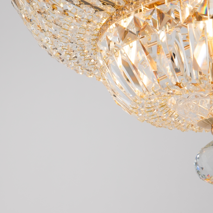 Maytoni DIA100-CL-12-G - Ceiling light BASFOR 12xE14/60W/230V gold