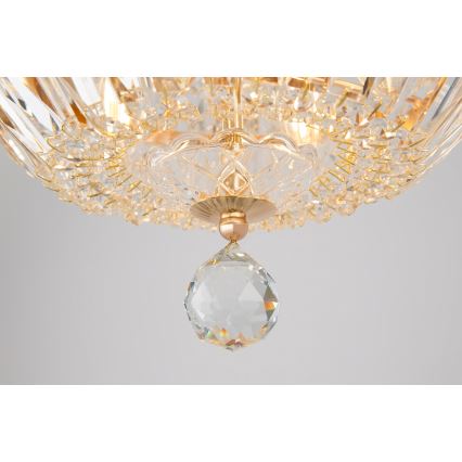 Maytoni DIA100-CL-12-G - Ceiling light BASFOR 12xE14/60W/230V gold