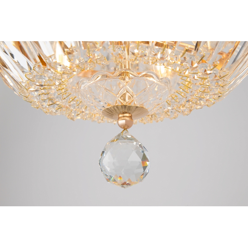 Maytoni DIA100-CL-12-G - Ceiling light BASFOR 12xE14/60W/230V gold