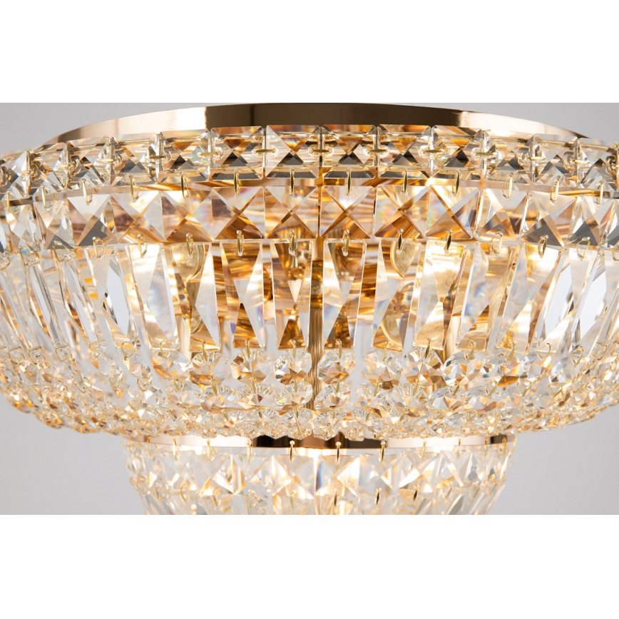 Maytoni DIA100-CL-12-G - Ceiling light BASFOR 12xE14/60W/230V gold