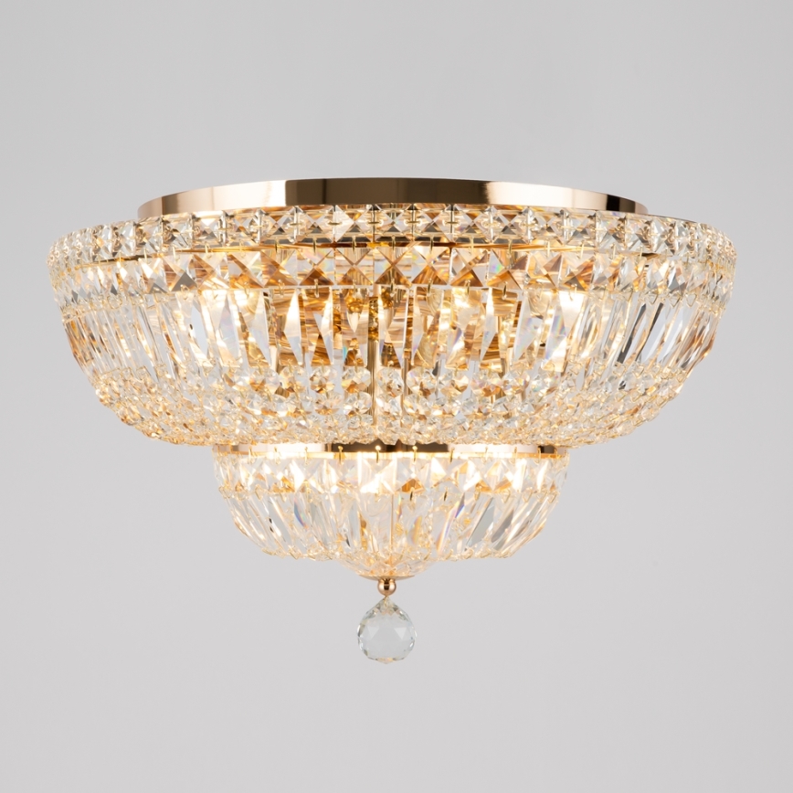 Maytoni DIA100-CL-12-G - Ceiling light BASFOR 12xE14/60W/230V gold