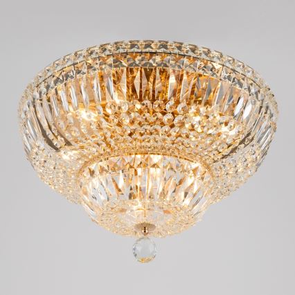 Maytoni DIA100-CL-12-G - Ceiling light BASFOR 12xE14/60W/230V gold
