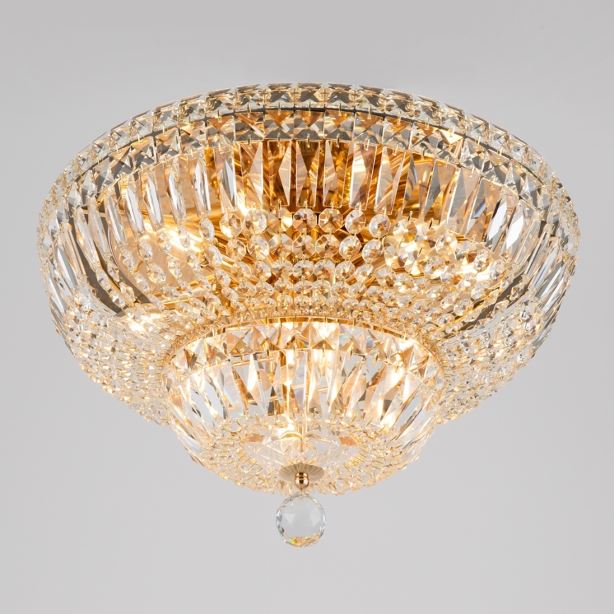 Maytoni DIA100-CL-12-G - Ceiling light BASFOR 12xE14/60W/230V gold