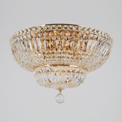 Maytoni DIA100-CL-12-G - Ceiling light BASFOR 12xE14/60W/230V gold