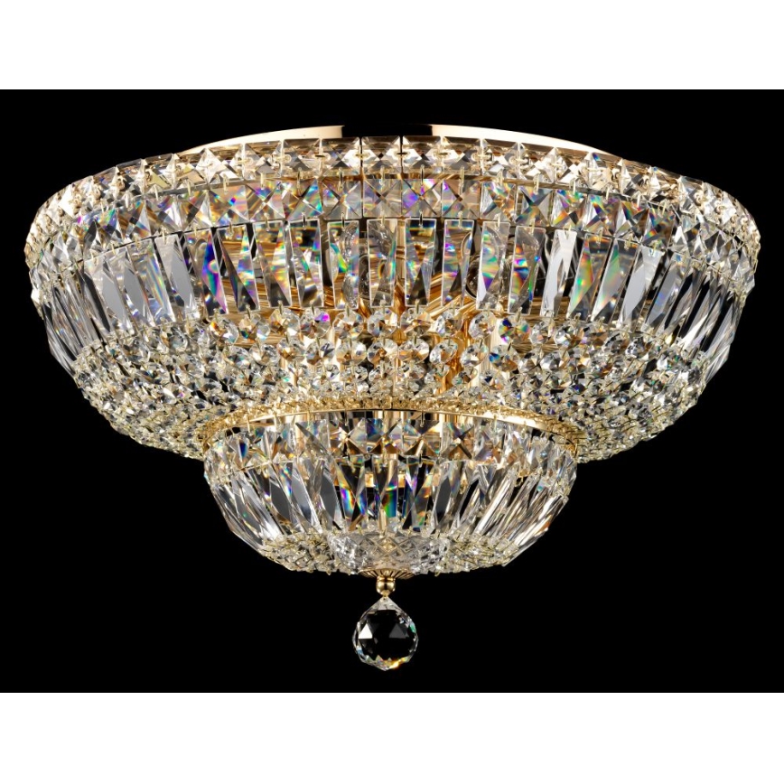 Maytoni DIA100-CL-12-G - Ceiling light BASFOR 12xE14/60W/230V gold