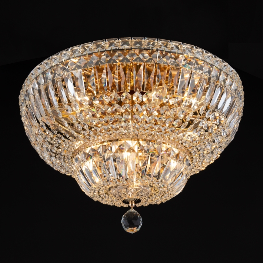 Maytoni DIA100-CL-12-G - Ceiling light BASFOR 12xE14/60W/230V gold