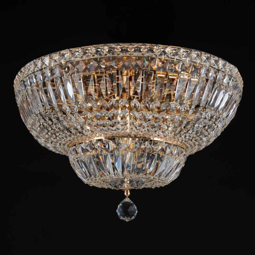 Maytoni DIA100-CL-12-G - Ceiling light BASFOR 12xE14/60W/230V gold