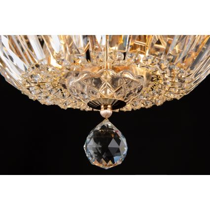 Maytoni DIA100-CL-12-G - Ceiling light BASFOR 12xE14/60W/230V gold