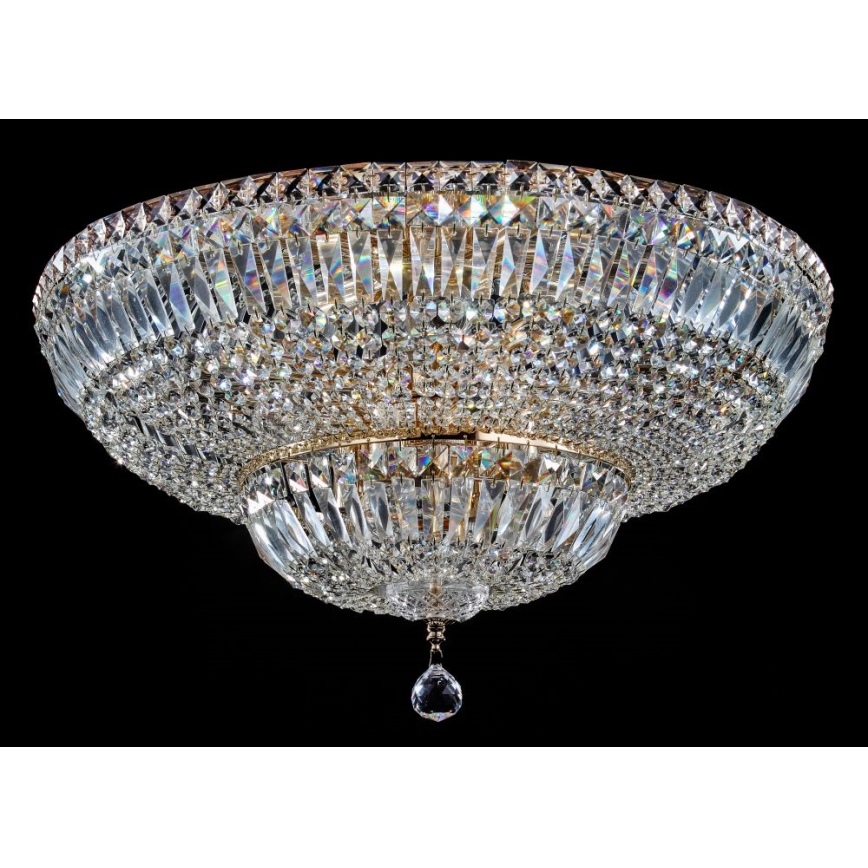 Maytoni DIA100-CL-16-G - Ceiling light BASFOR 16xE14/60W/230V gold