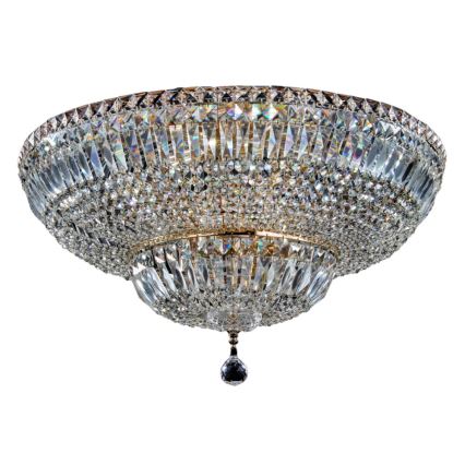 Maytoni DIA100-CL-16-G - Ceiling light BASFOR 16xE14/60W/230V gold