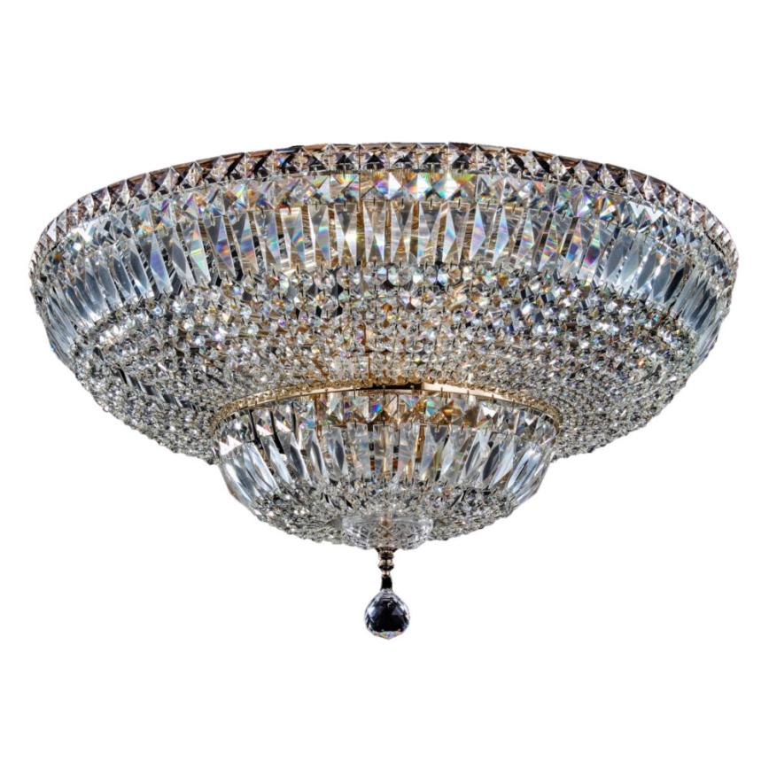 Maytoni DIA100-CL-16-G - Ceiling light BASFOR 16xE14/60W/230V gold
