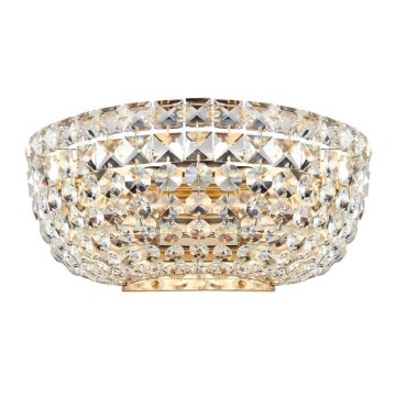 Maytoni DIA100-WL-02-G - Wall light BASFOR 2xE14/60W/230V gold