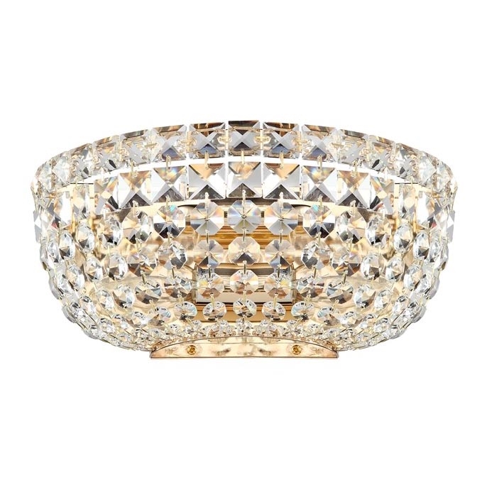Maytoni DIA100-WL-02-G - Wall light BASFOR 2xE14/60W/230V gold