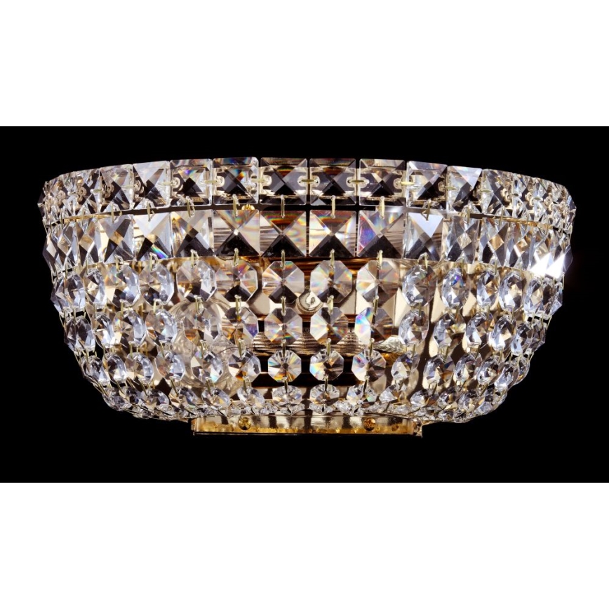 Maytoni DIA100-WL-02-G - Wall light BASFOR 2xE14/60W/230V gold