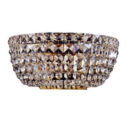 Maytoni DIA100-WL-02-G - Wall light BASFOR 2xE14/60W/230V gold
