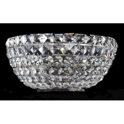 Maytoni DIA100-WL-02-N - Wall light BASFOR 2xE14/60W/230V matte chrome