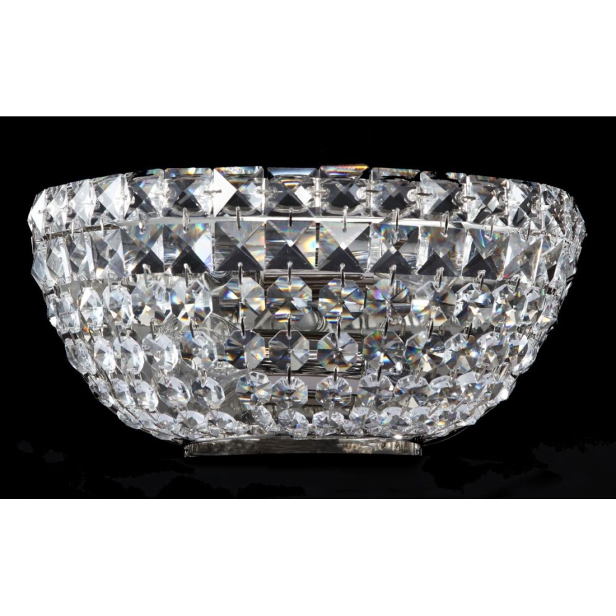 Maytoni DIA100-WL-02-N - Wall light BASFOR 2xE14/60W/230V matte chrome