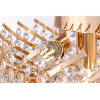 Maytoni DIA120-06-G - Ceiling light KAROLINA 6xE14/40W/230V