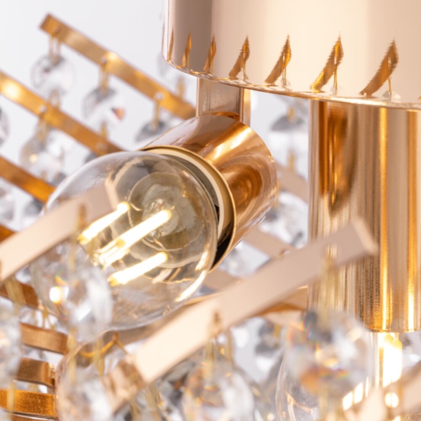 Maytoni DIA120-06-G - Ceiling light KAROLINA 6xE14/40W/230V
