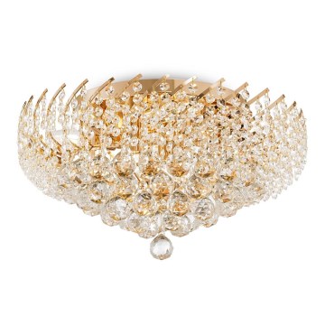 Maytoni DIA120-09-G - Ceiling light KAROLINA 9xE14/40W/230V