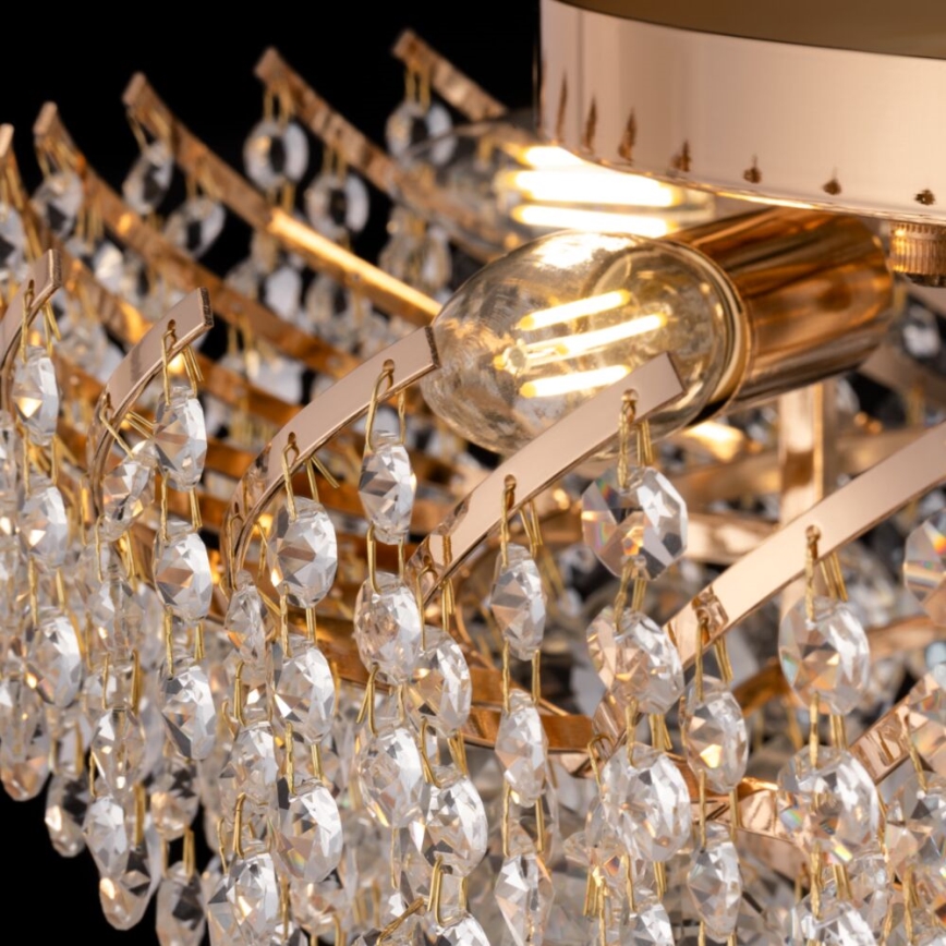 Maytoni DIA120-09-G - Ceiling light KAROLINA 9xE14/40W/230V