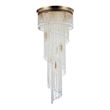 Maytoni DIA522-CL-12-G - Ceiling light CASCADE 12xE14/60W/230V