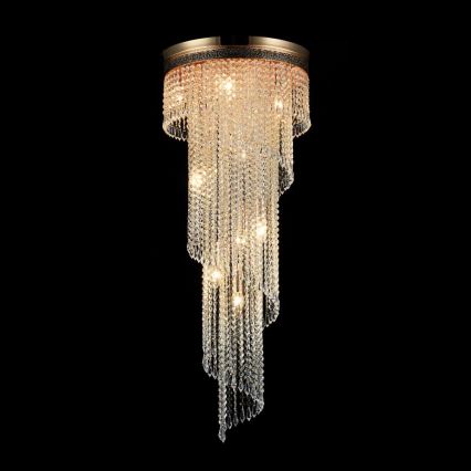 Maytoni DIA522-CL-12-G - Ceiling light CASCADE 12xE14/60W/230V