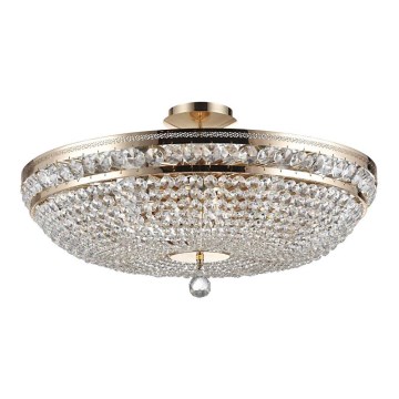 Maytoni DIA700-CL-12-G - Ceiling light OTTILIA 12xE14/60W/230V