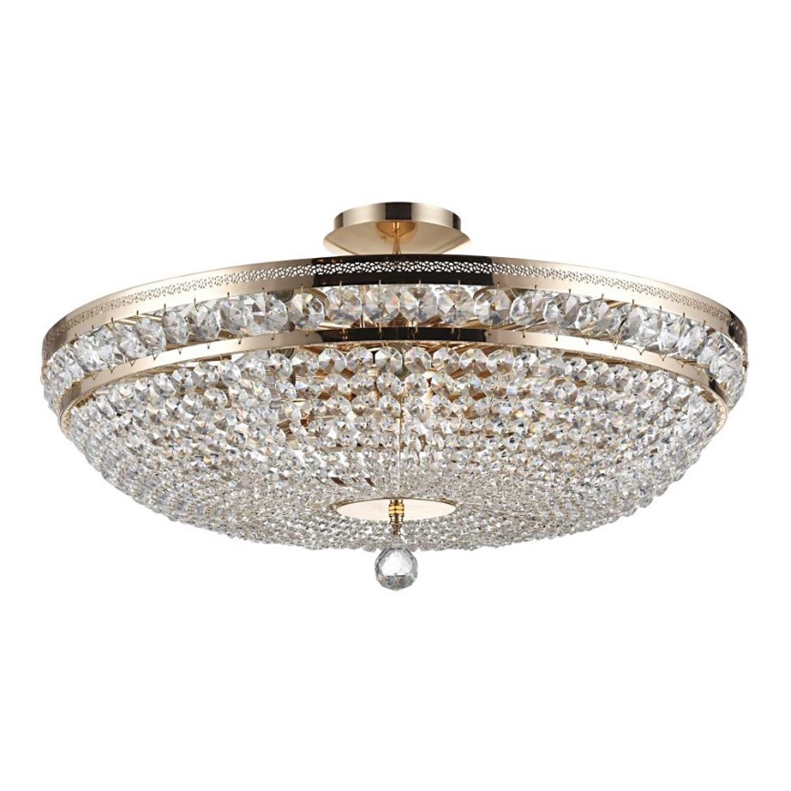 Maytoni DIA700-CL-12-G - Ceiling light OTTILIA 12xE14/60W/230V