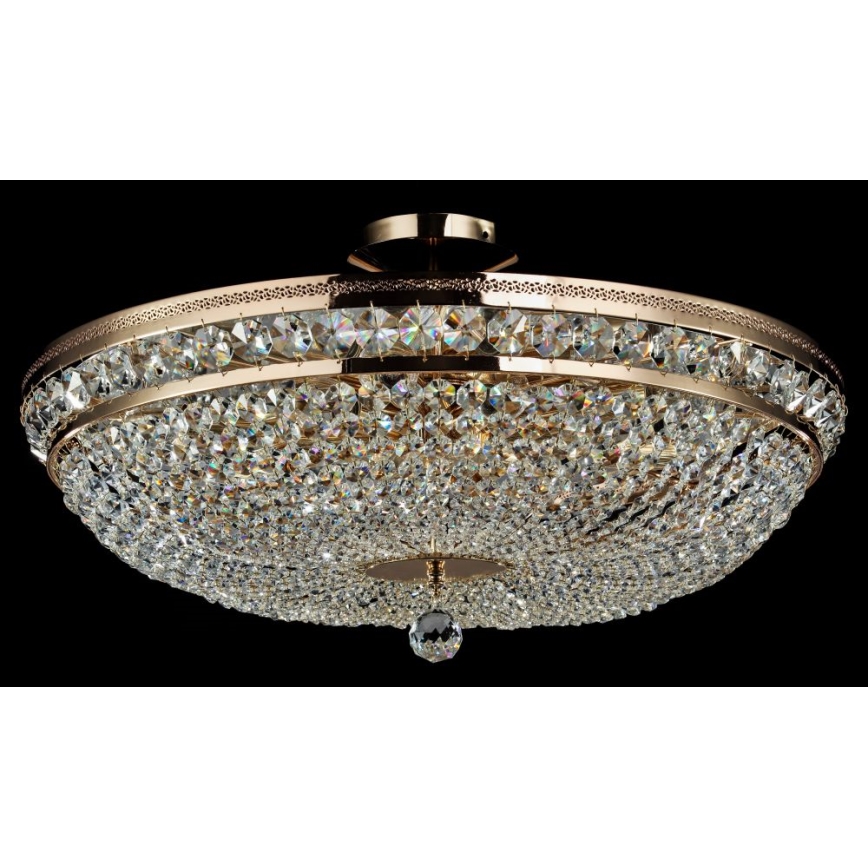 Maytoni DIA700-CL-12-G - Ceiling light OTTILIA 12xE14/60W/230V