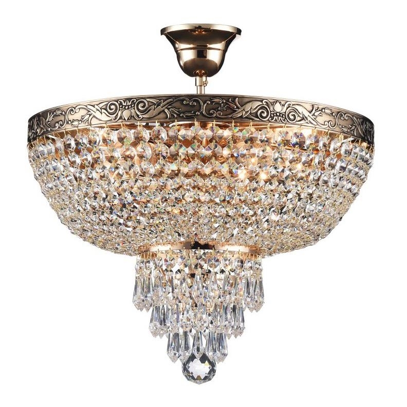 Maytoni DIA890-CL-05-G - Surface-mounted chandelier PALACE 5xE27/60W/230V