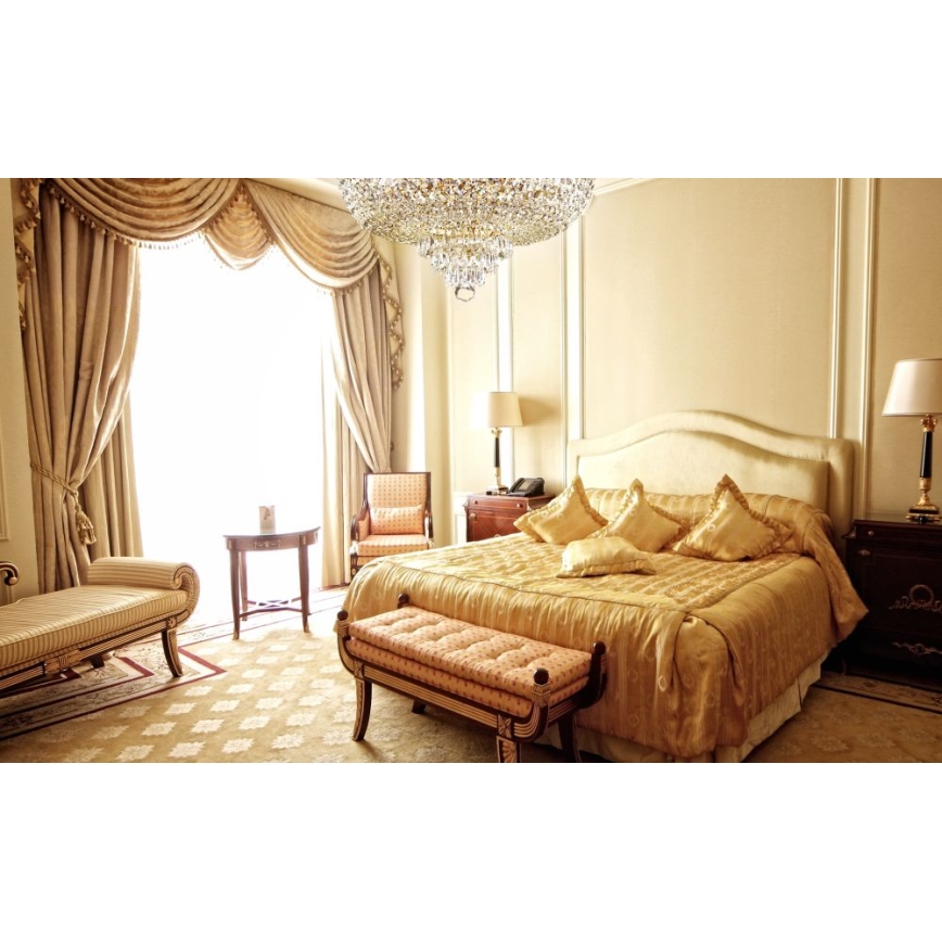 Maytoni DIA890-CL-06-G - Surface-mounted chandelier PALACE 6xE27/60W/230V